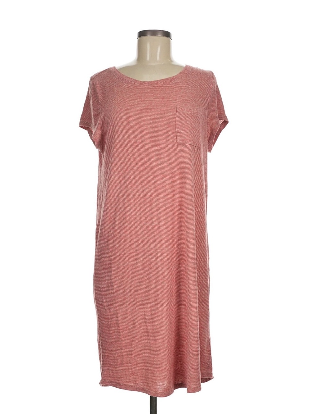 Prana Dusty Rose Midi Pocket T-Shirt Dress